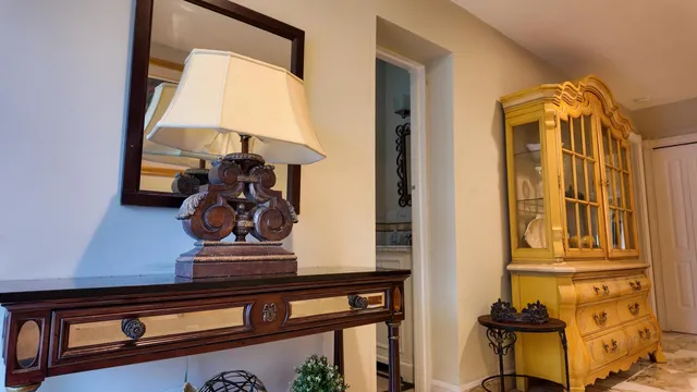 a view of a entryway with wooden door