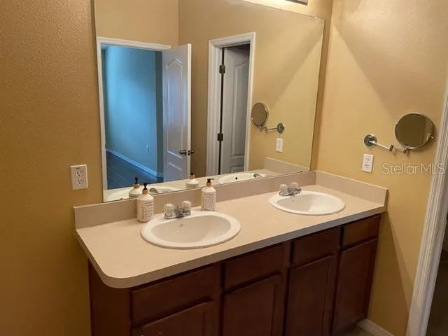 a close up of a bathtub