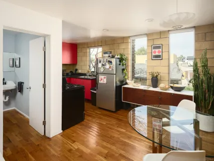 a view of car garage