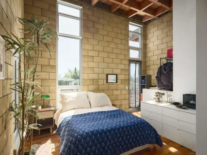 a room with furniture and a flat screen tv