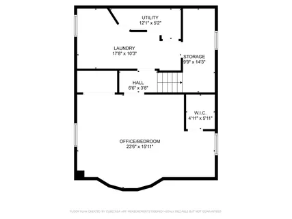 a picture of a bench in front of a wall