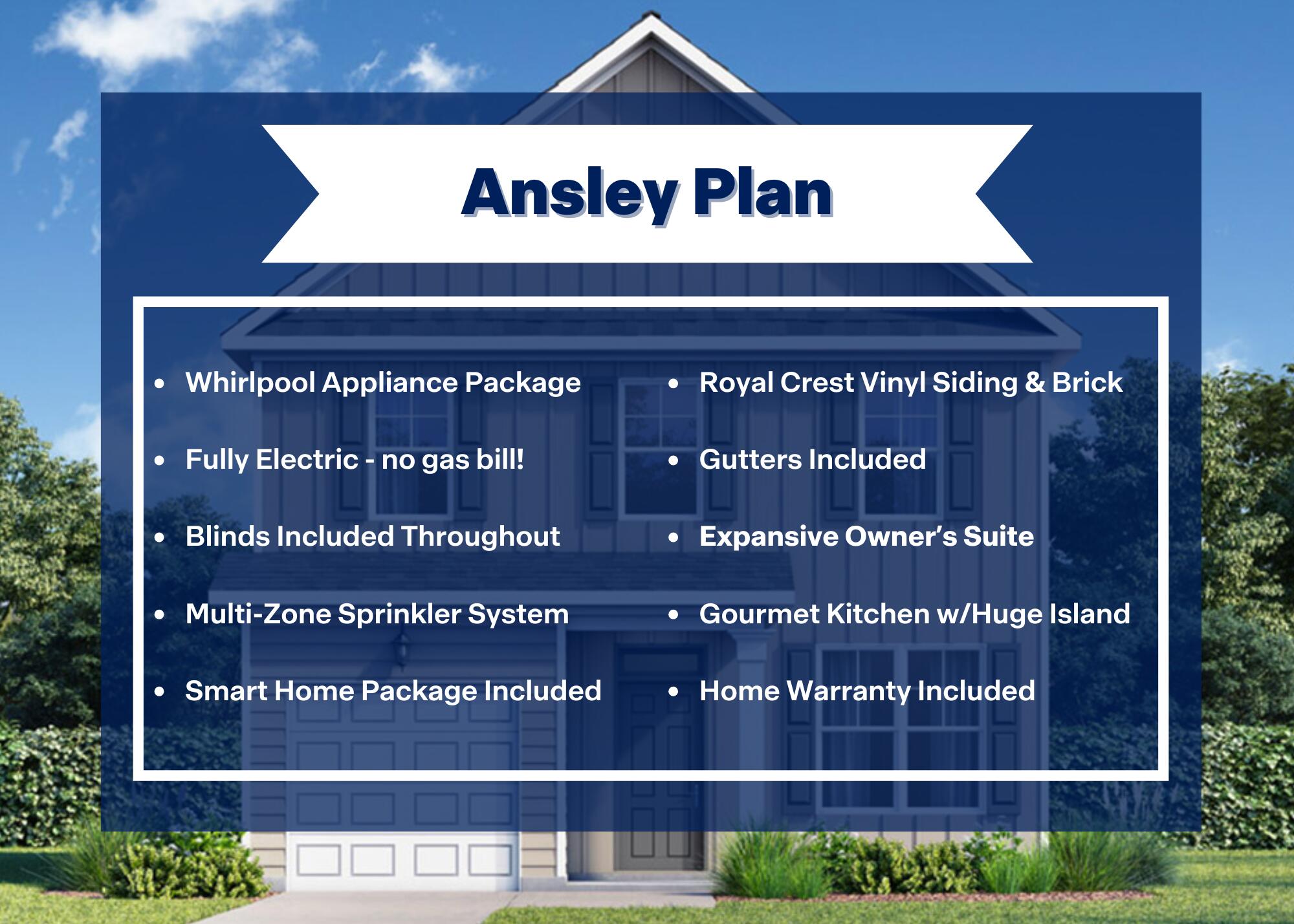 2044 Signal Hill Augusta, GA 30906 - Photo 2 of 38 The Ansley Plan Features: