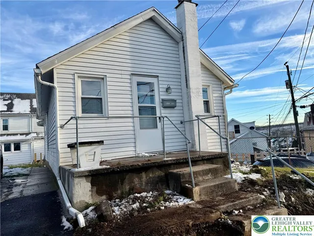 a view of a house with a balcony