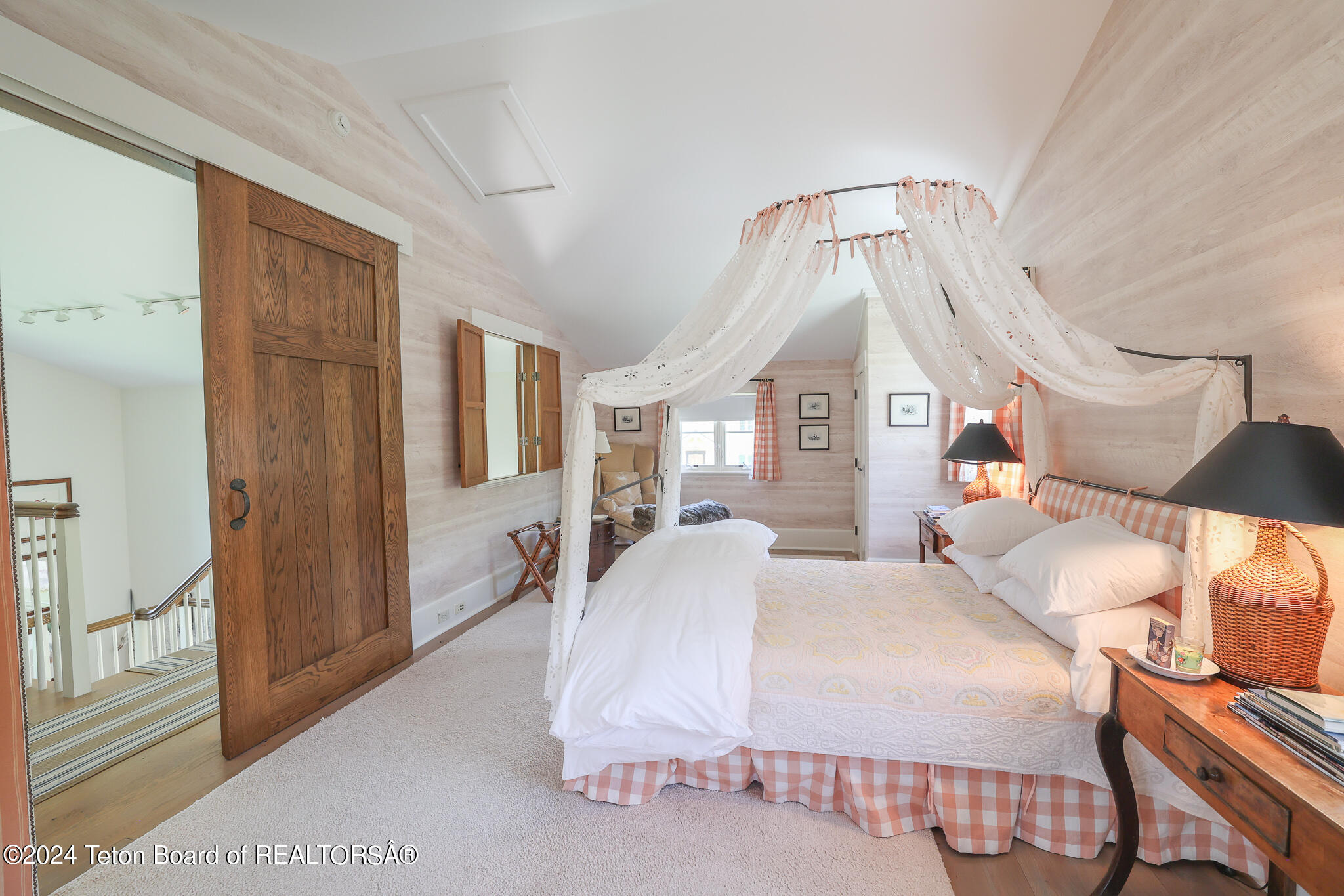 255 East Lucas Riva Ridge Road Jackson, WY 83001 - Photo 24 of 38 Wynken Guest Cottage Bedroom #2