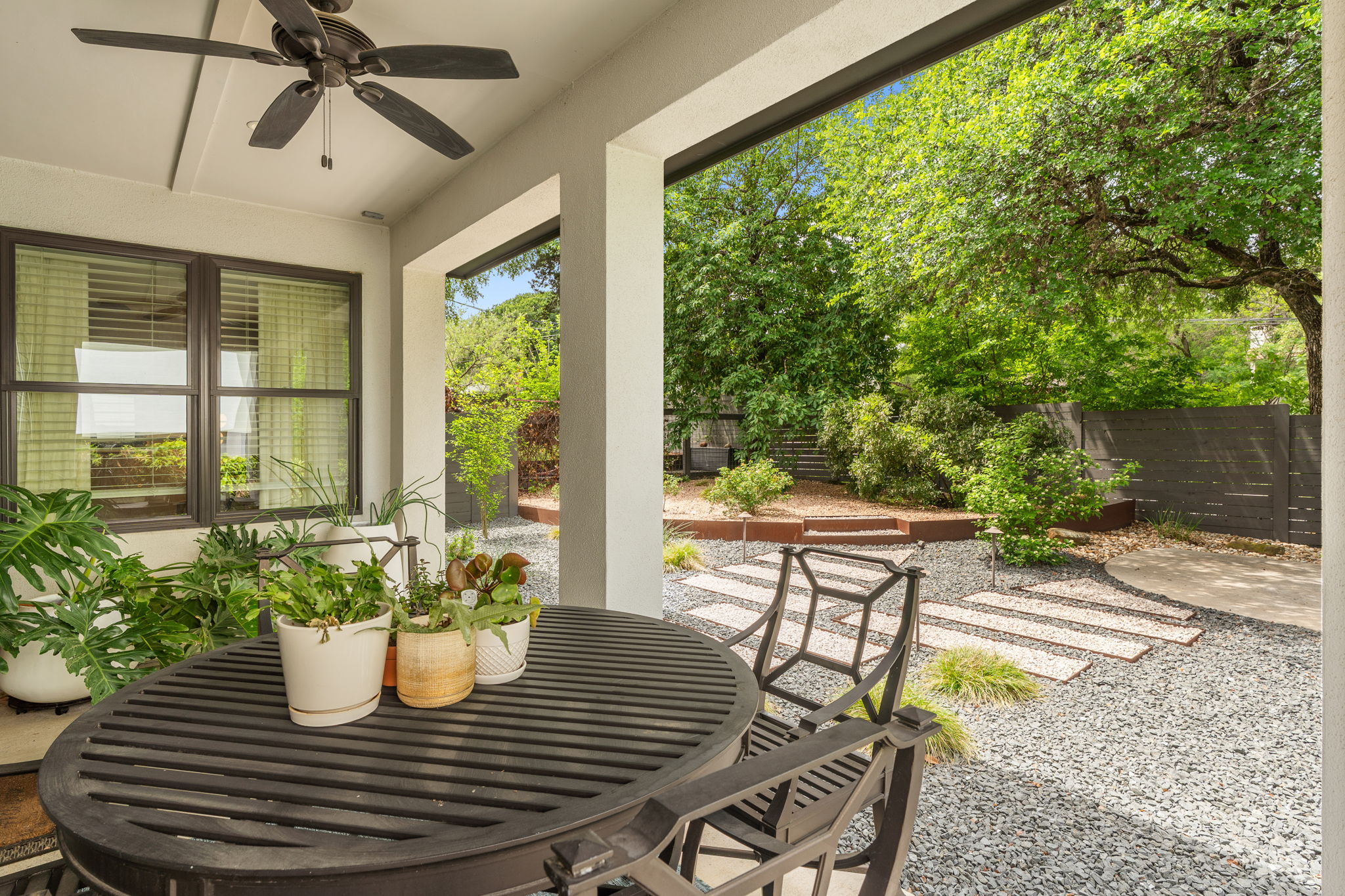 1303 Azie Morton Road, Unit 2 Austin, TX 78704 - Photo 32 of 36 a view of outdoor dining space with furniture