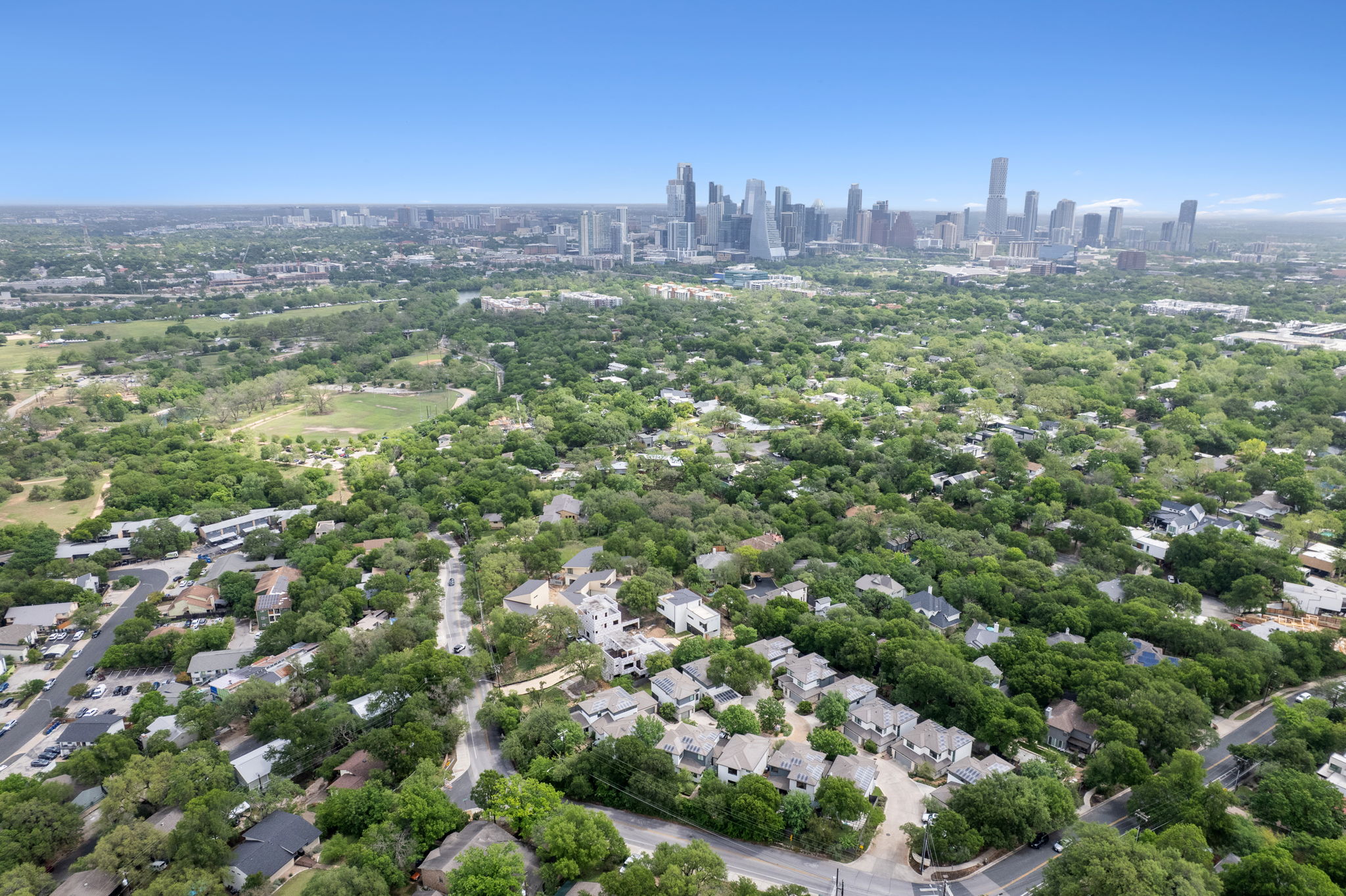 1303 Azie Morton Road, Unit 2 Austin, TX 78704 - Photo 35 of 36 a view of a city