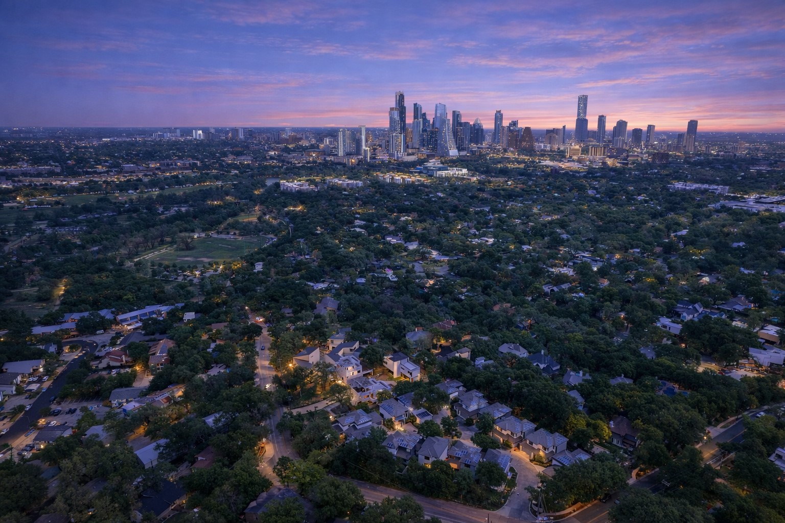 1303 Azie Morton Road, Unit 2 Austin, TX 78704 - Photo 36 of 36 a view of a city