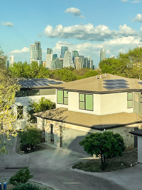 1303 Azie Morton Road, Unit 2 Austin, TX 78704 - Photo 4 of 37 The skyline view from one of the upstairs bedrooms is impressive!