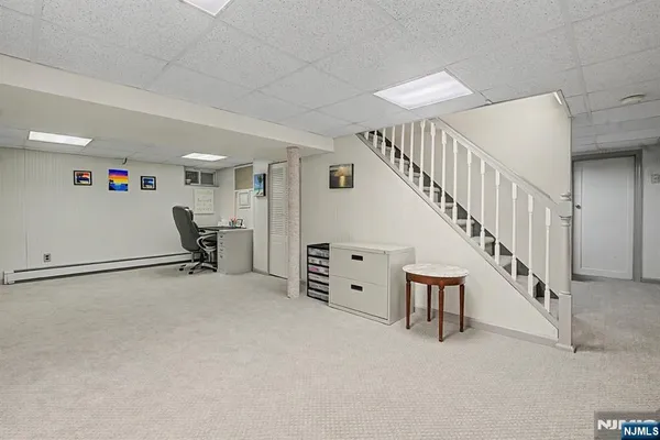 a view of workspace with fan