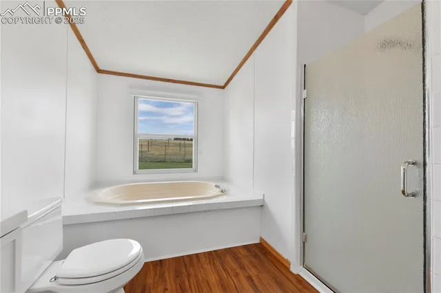a bathroom with a toilet a sink and bathtub