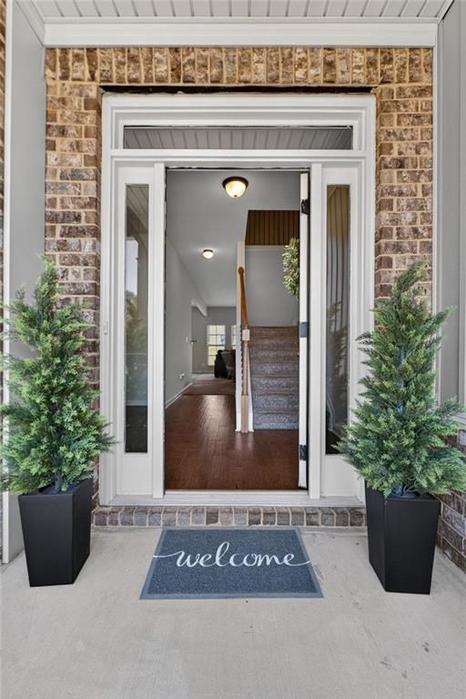 214 Millie Court Jackson, GA 30233 - Photo 5 of 61 a view of a entryway door of the house