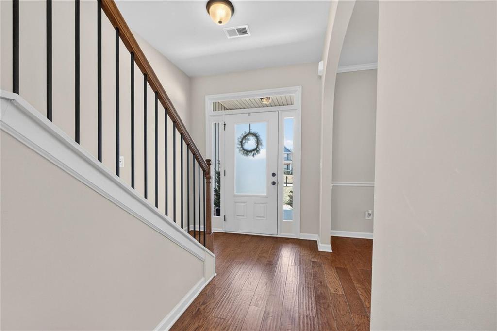 214 Millie Court Jackson, GA 30233 - Photo 8 of 61 a view of an entryway with wooden floor