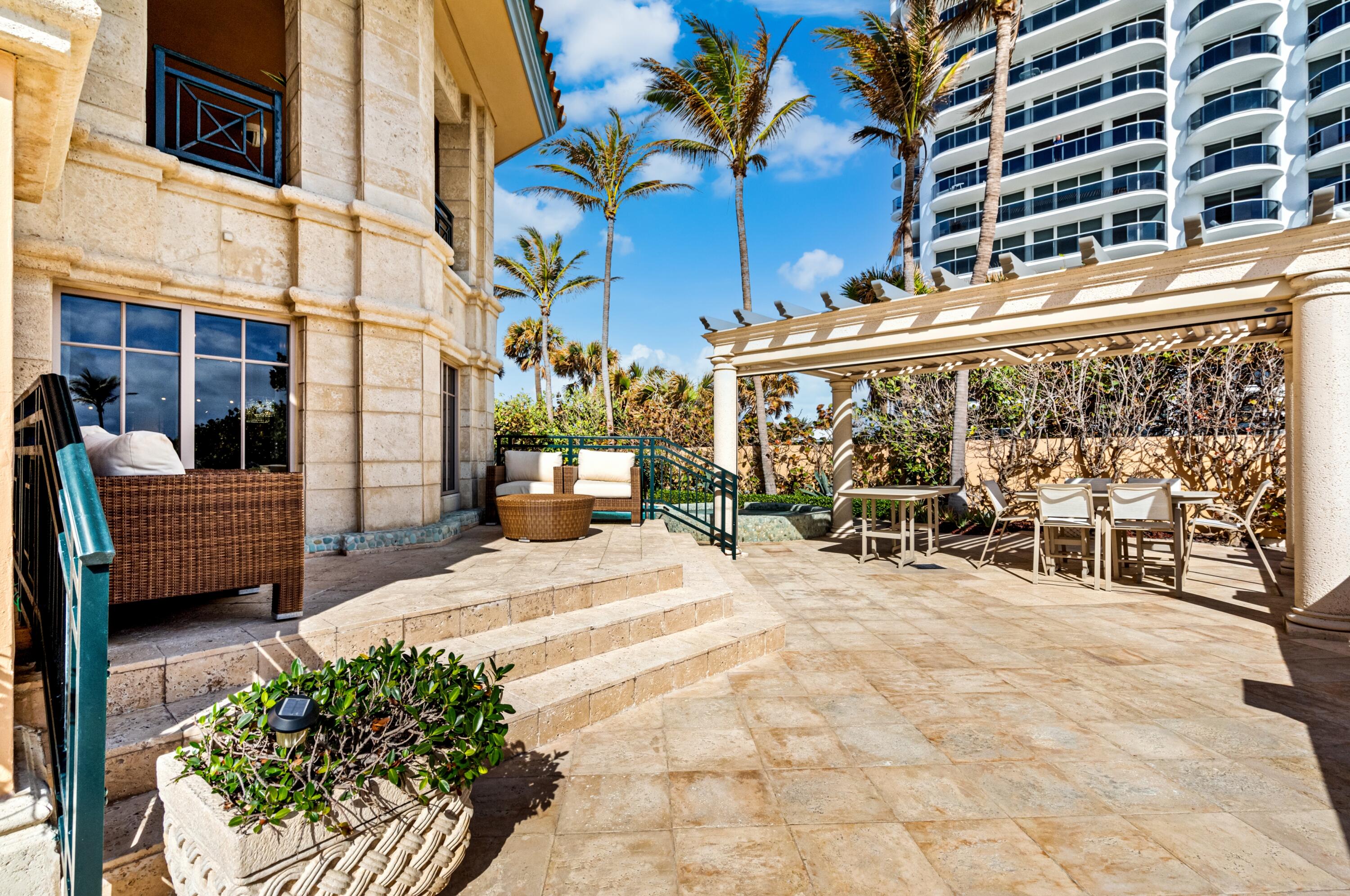 400 South Ocean Boulevard, Unit R26 Boca Raton, FL 33432 - Photo 51 of 65 PATIO TO PERGOLA