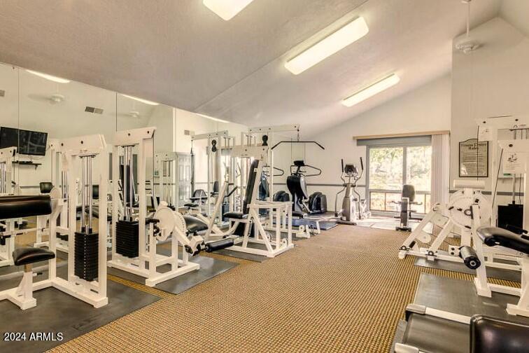 8256 East Arabian Trail, Unit 132 Scottsdale, AZ 85258 - Photo 18 of 19 a view of a room with gym equipment