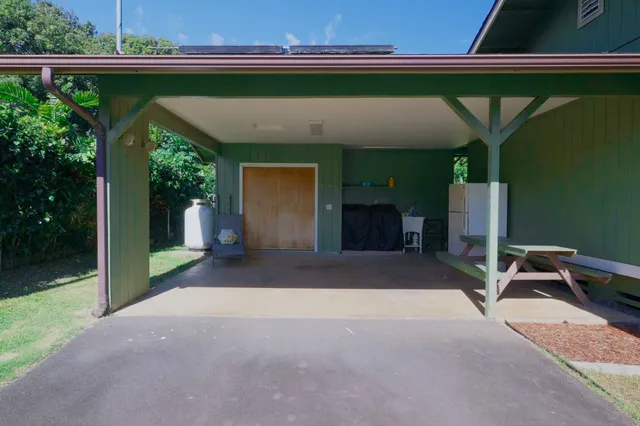 a view of outdoor space and deck