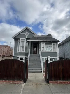 a view of a house with a balcony