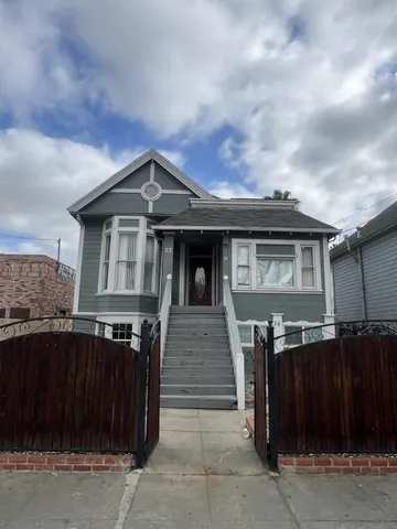 a view of a house with a balcony