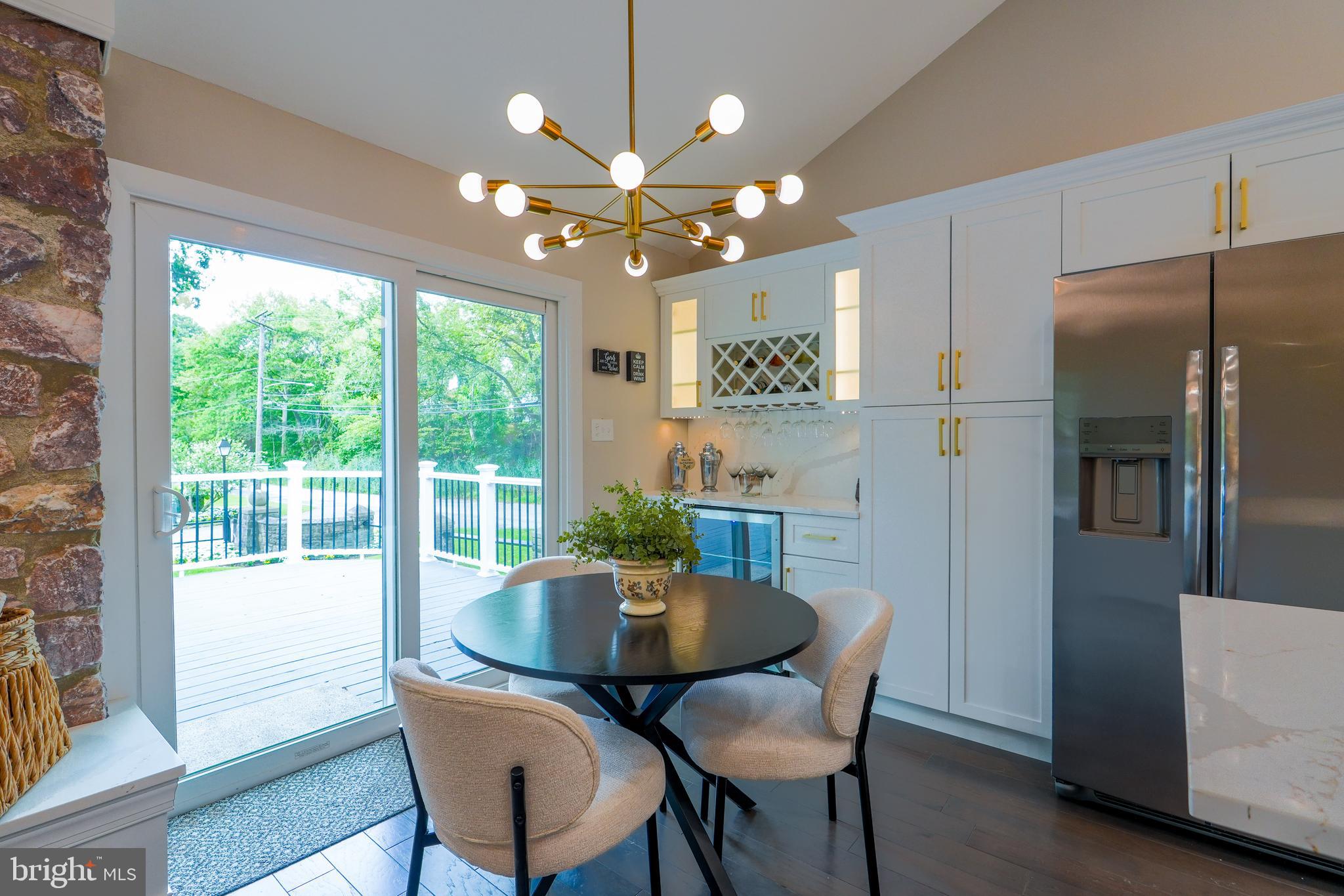 501 Flora Circle Springfield, PA 19064 - Photo 14 of 42 Dining area & beverage Center