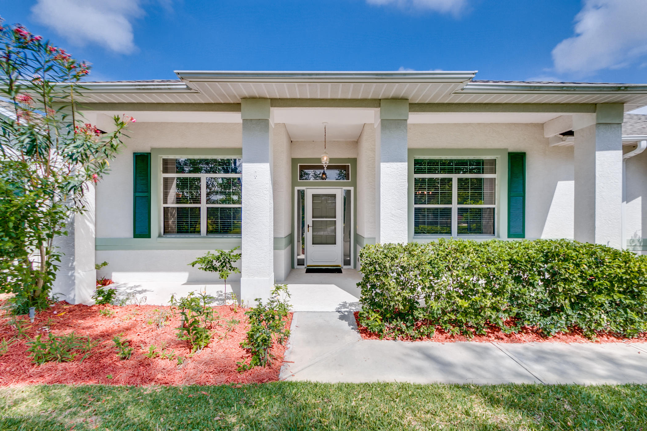 3515 Shady Run Road Melbourne, FL 32934 - Photo 3 of 31 close up of front entrance