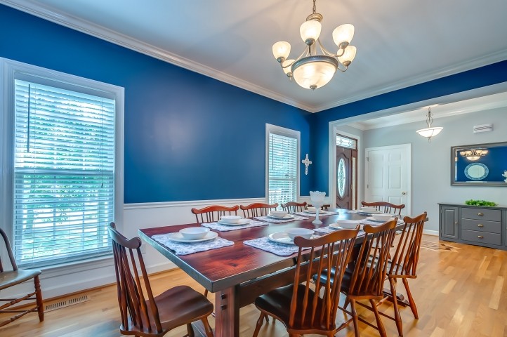 1169 Rip Steele Road Columbia, TN 38401 - Photo 12 of 42 a view of a dining room with furniture window and wooden floor