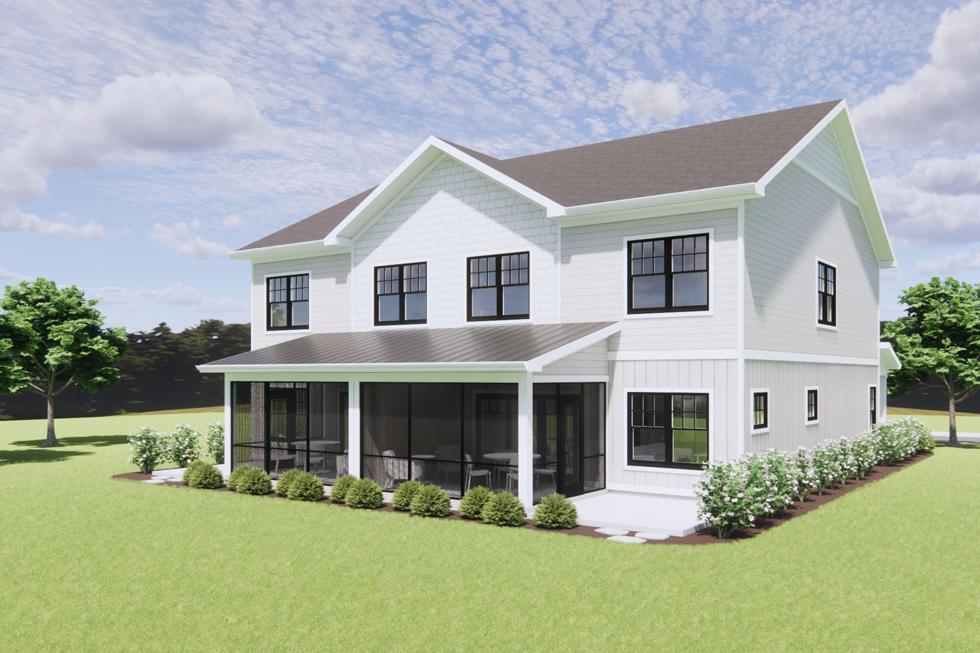 17 Moorebrooke Road Michigan City, IN 46360 - Photo 7 of 8 a front view of a house with a yard and porch