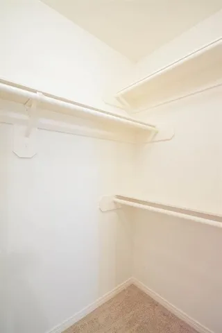 a close up view of racks on the wall