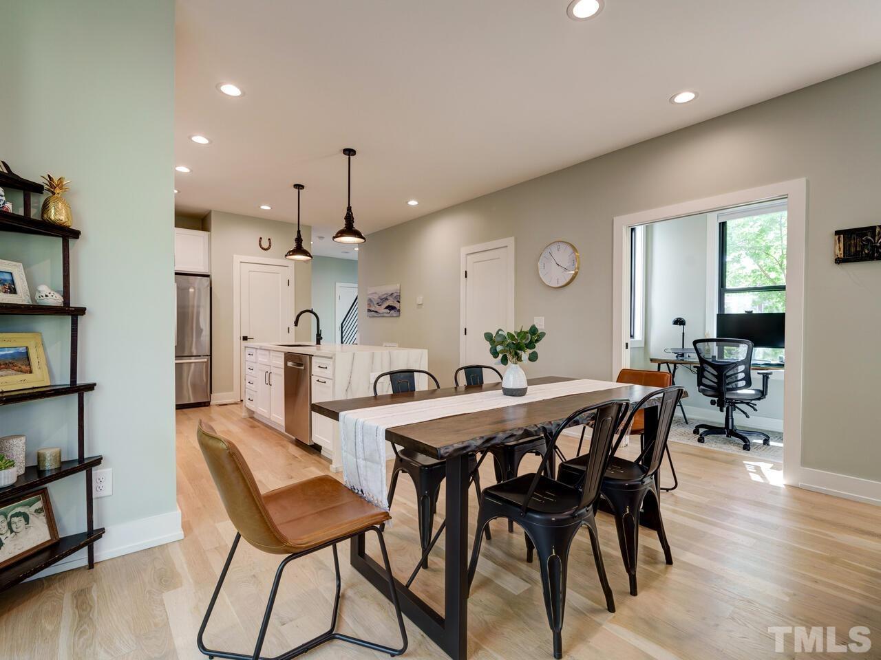 220 Hargrove Street Durham, NC 27701 - Photo 17 of 76 a view of a dining room with furniture