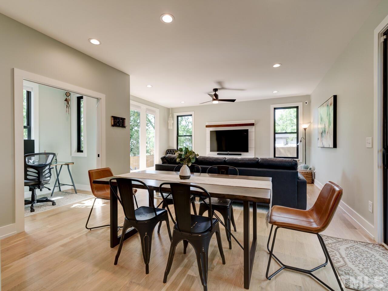 220 Hargrove Street Durham, NC 27701 - Photo 19 of 76 a view of a dining room with furniture