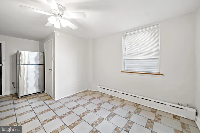 a view of a room with a workspace