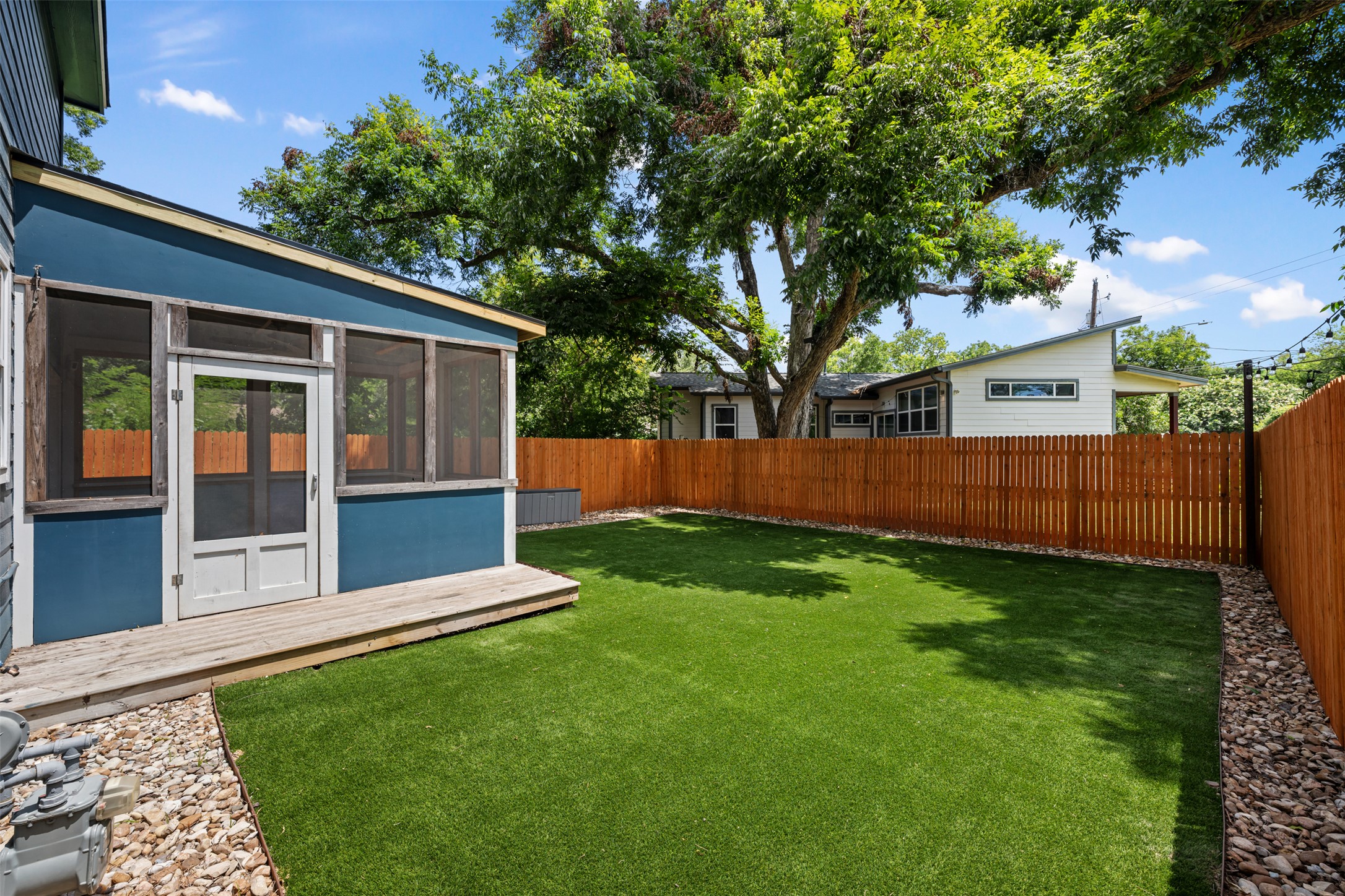 4912 Sara Drive, Unit A Austin, TX 78721 - Photo 27 of 28 Low-maintenance turf backyard, perfect for pets and entertaining.