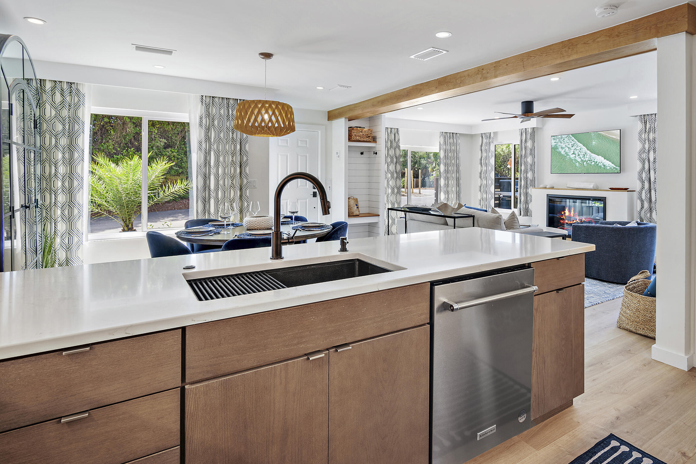 255 Blue Mountain Road, Unit 8 Santa Rosa Beach, FL 32459 - Photo 25 of 53 a view of kitchen with sink and refrigerator