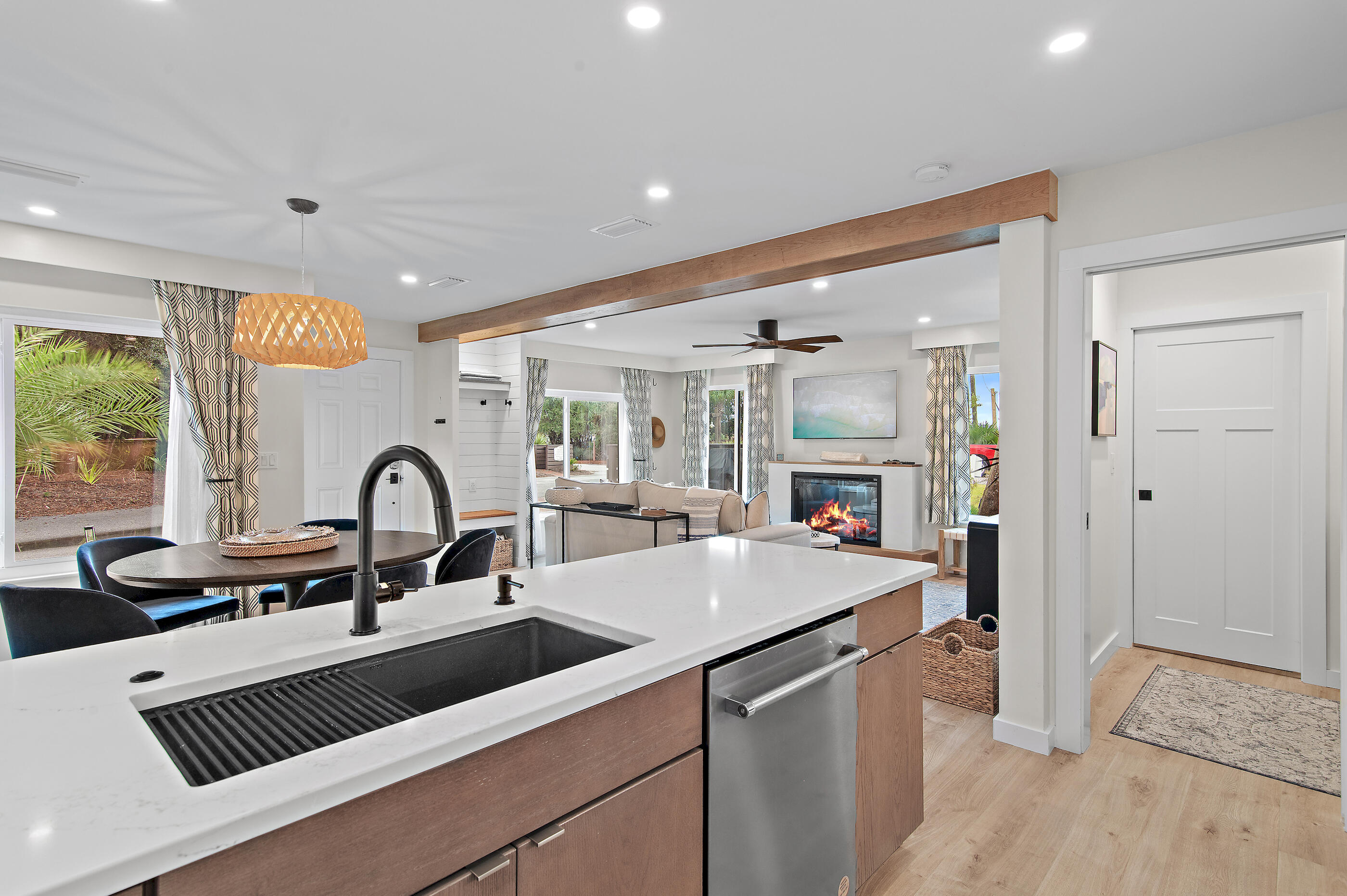 255 Blue Mountain Road, Unit 8 Santa Rosa Beach, FL 32459 - Photo 26 of 53 a kitchen with a sink and a stove top oven