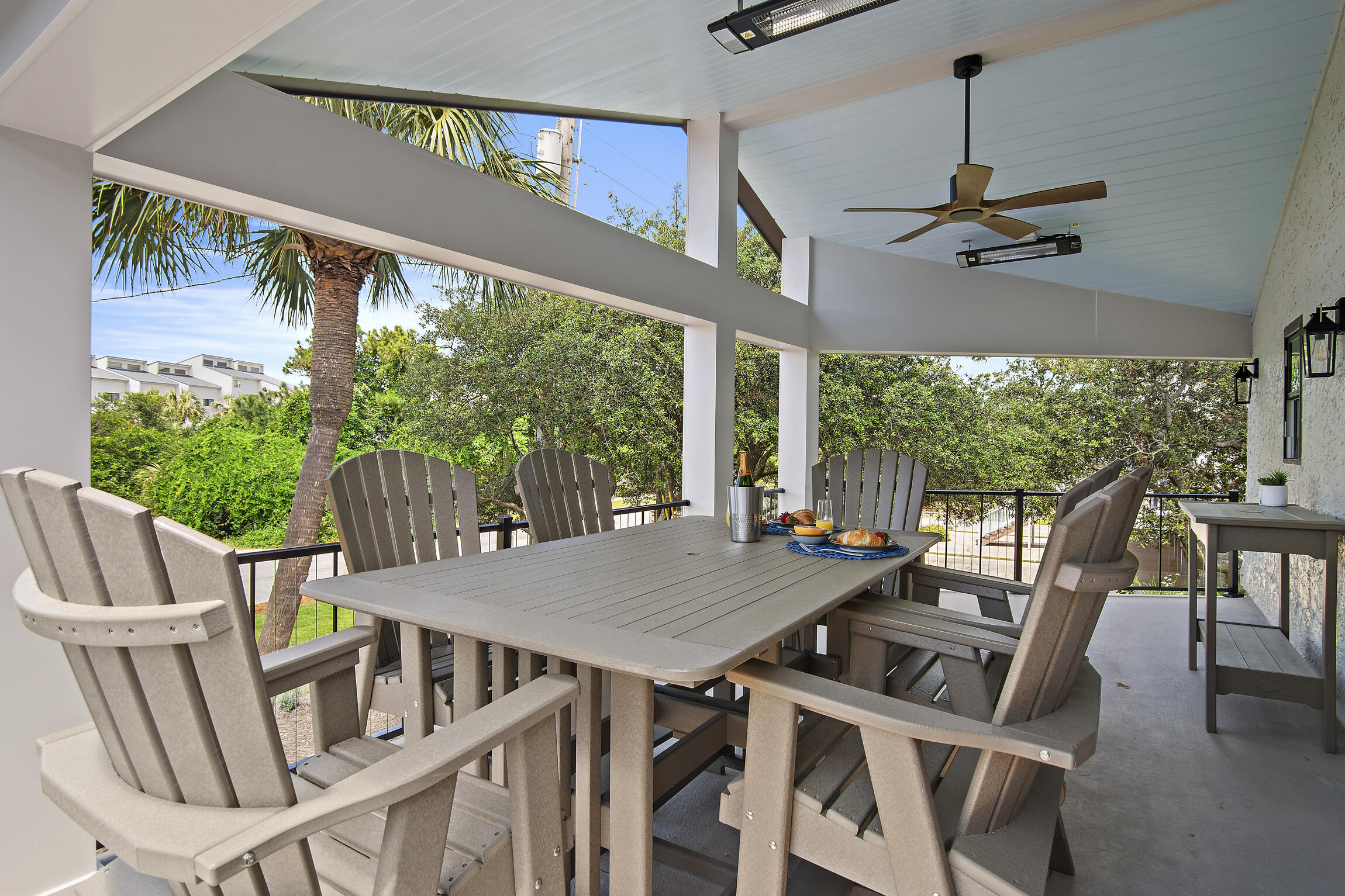 255 Blue Mountain Road, Unit 8 Santa Rosa Beach, FL 32459 - Photo 30 of 53 a view of a dining room with furniture window and outside view