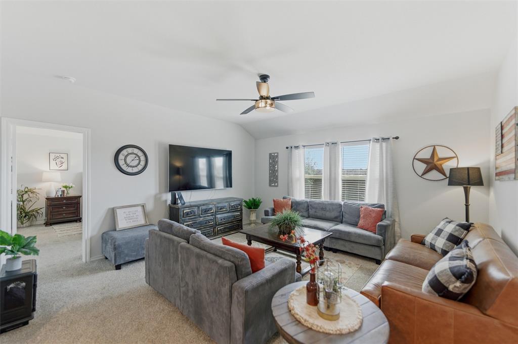 316 Sculptors Crossing Springtown, TX 76082 - Photo 12 of 19 a living room with furniture and a wooden floor