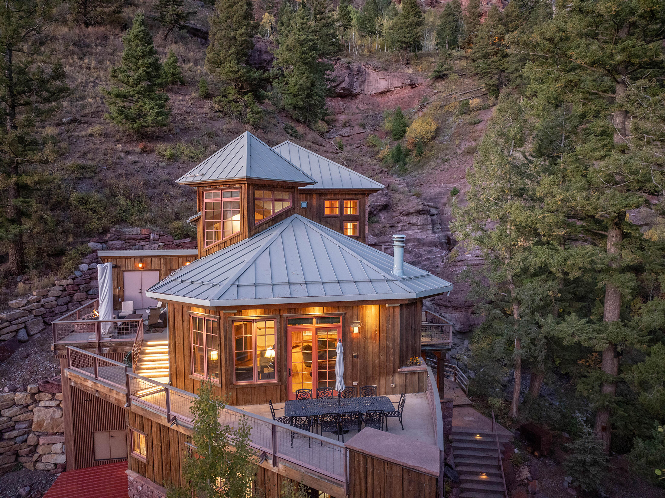 21 Royer Lane Telluride, CO 81435 - Photo 2 of 47 ExteriorTwilightBoatBow