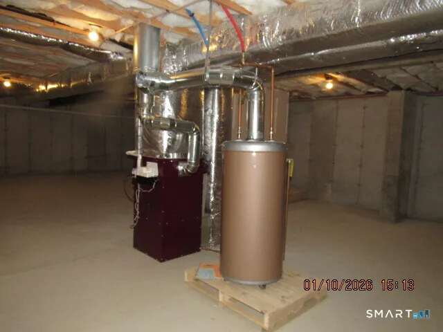a view of water heater room