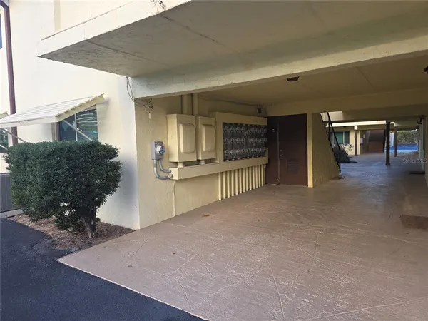 a view of a car parked in front of a house