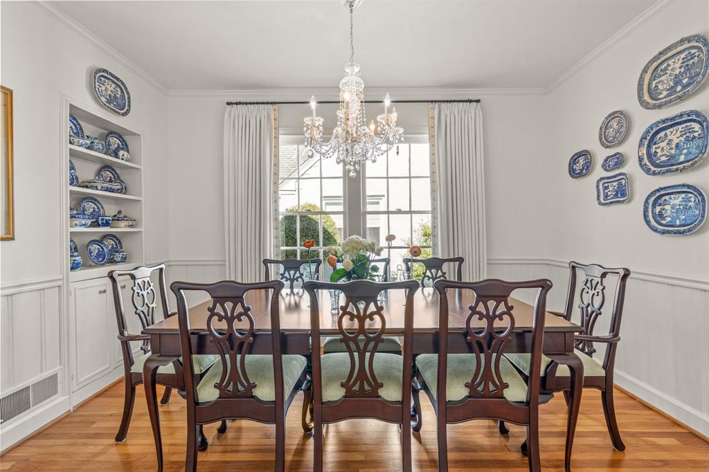3628 Potomac Avenue Fort Worth, TX 76107 - Photo 17 of 32 a view of a dining room with furniture window and wooden floor