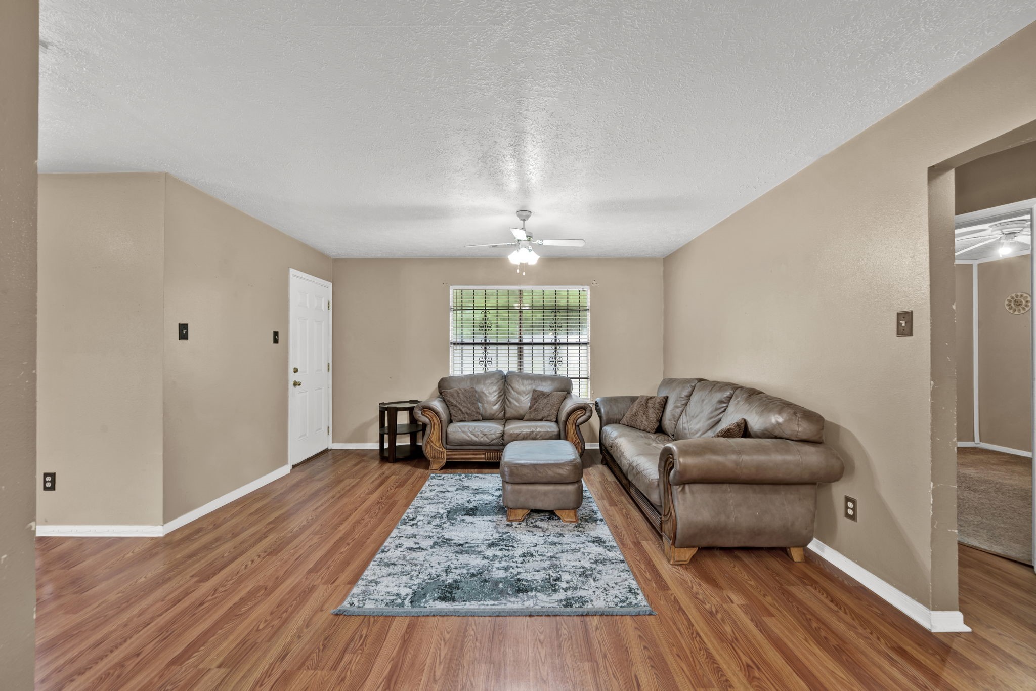 12821 Donegal Way Houston, TX 77047 - Photo 9 of 18 a living room with furniture and a rug