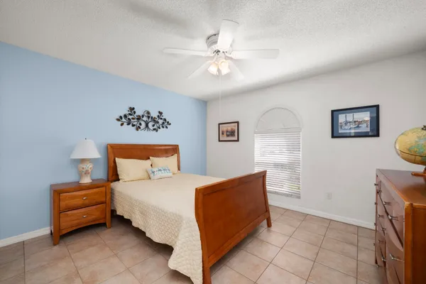 a view of a lake with a mountain in the back