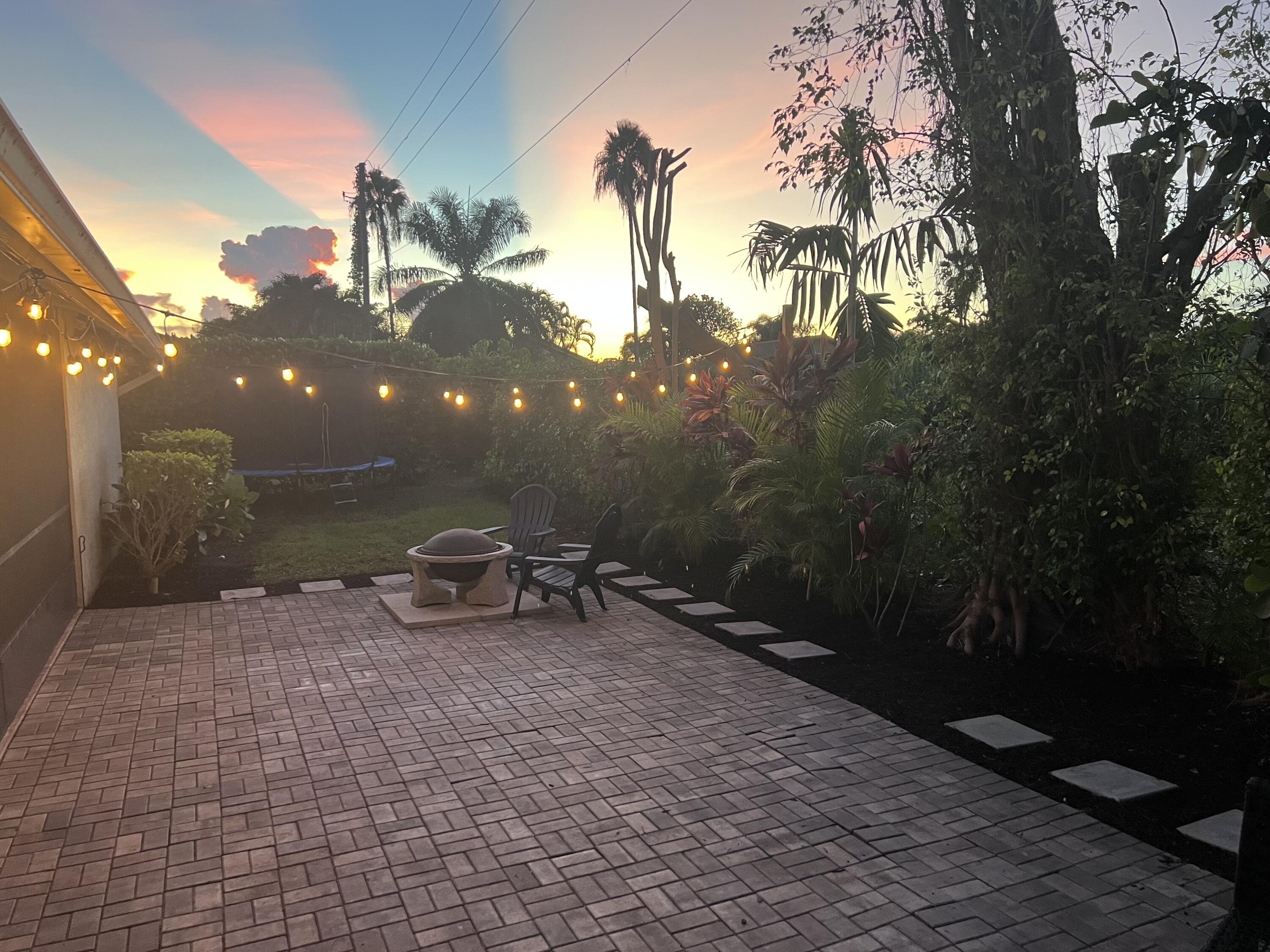 5770 Aspen Ridge Circle Delray Beach, FL 33484 - Photo 44 of 60 Sunset from backyard patio