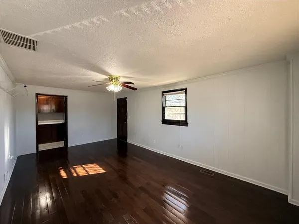 wooden floor in an empty room