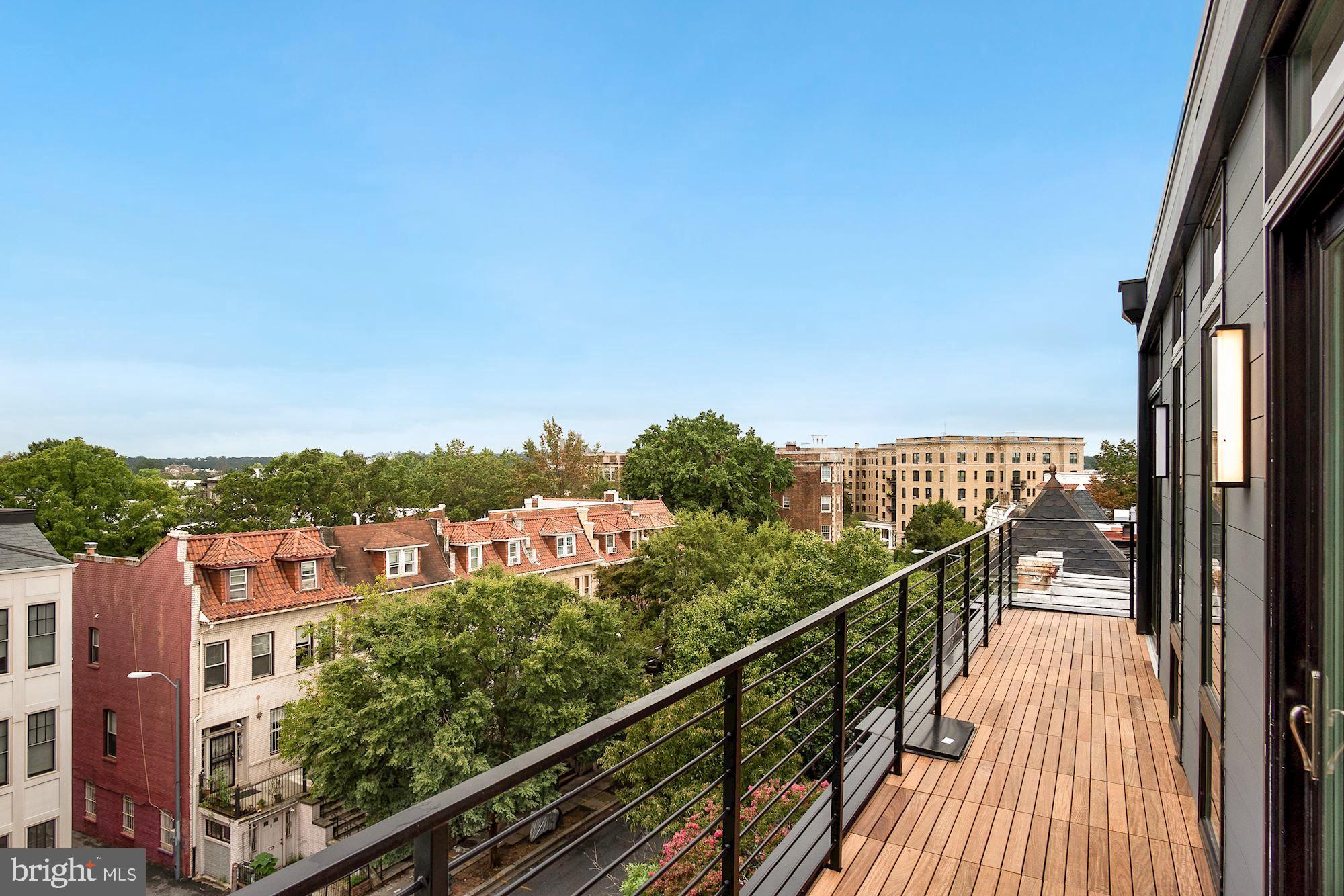 2717 Ontario Road Northwest, Unit 401 Washington, DC 20009 - Photo 15 of 19 Expansive Balcony w/ Incredible Views