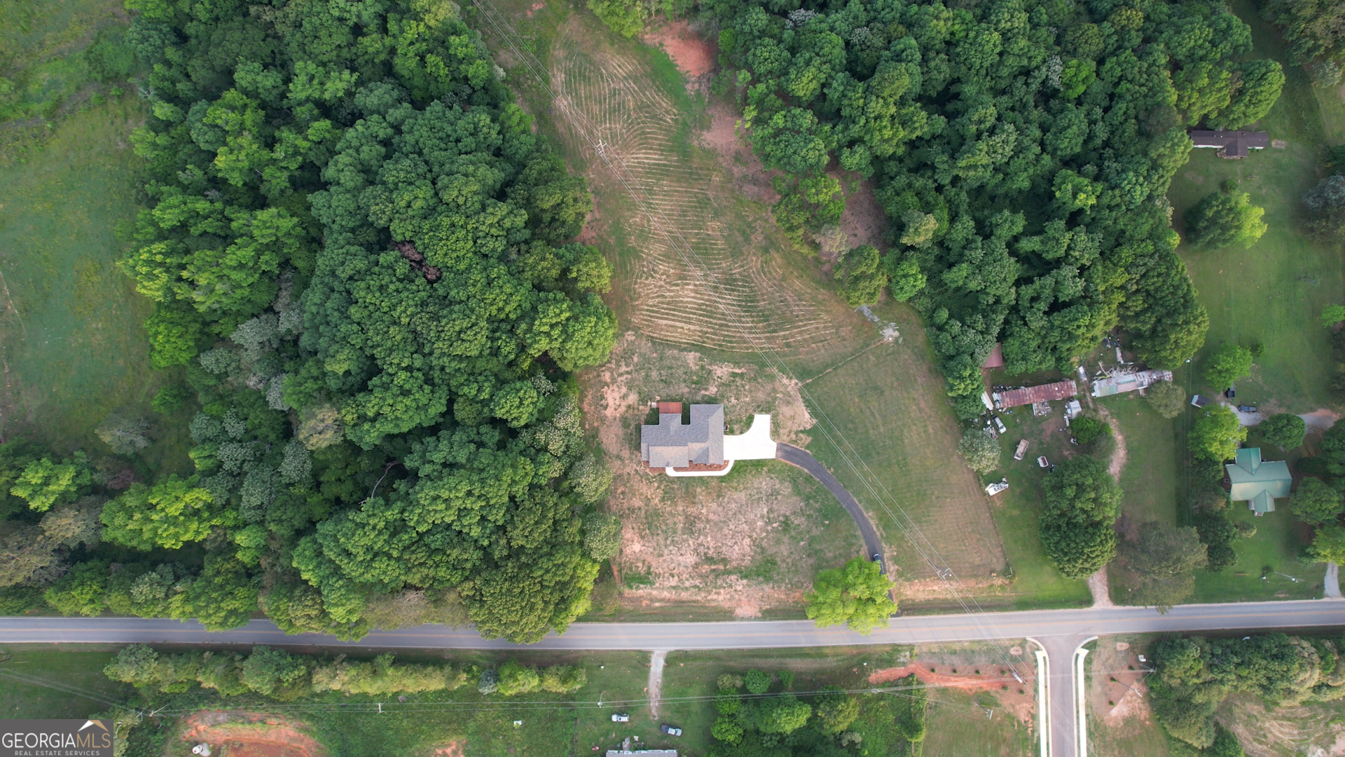 2941 Old Buckhead Road Madison, GA 30650 - Photo 55 of 58 an aerial view of a residential houses with outdoor space and trees