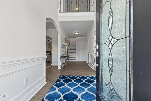 a view of a livingroom with furniture and window