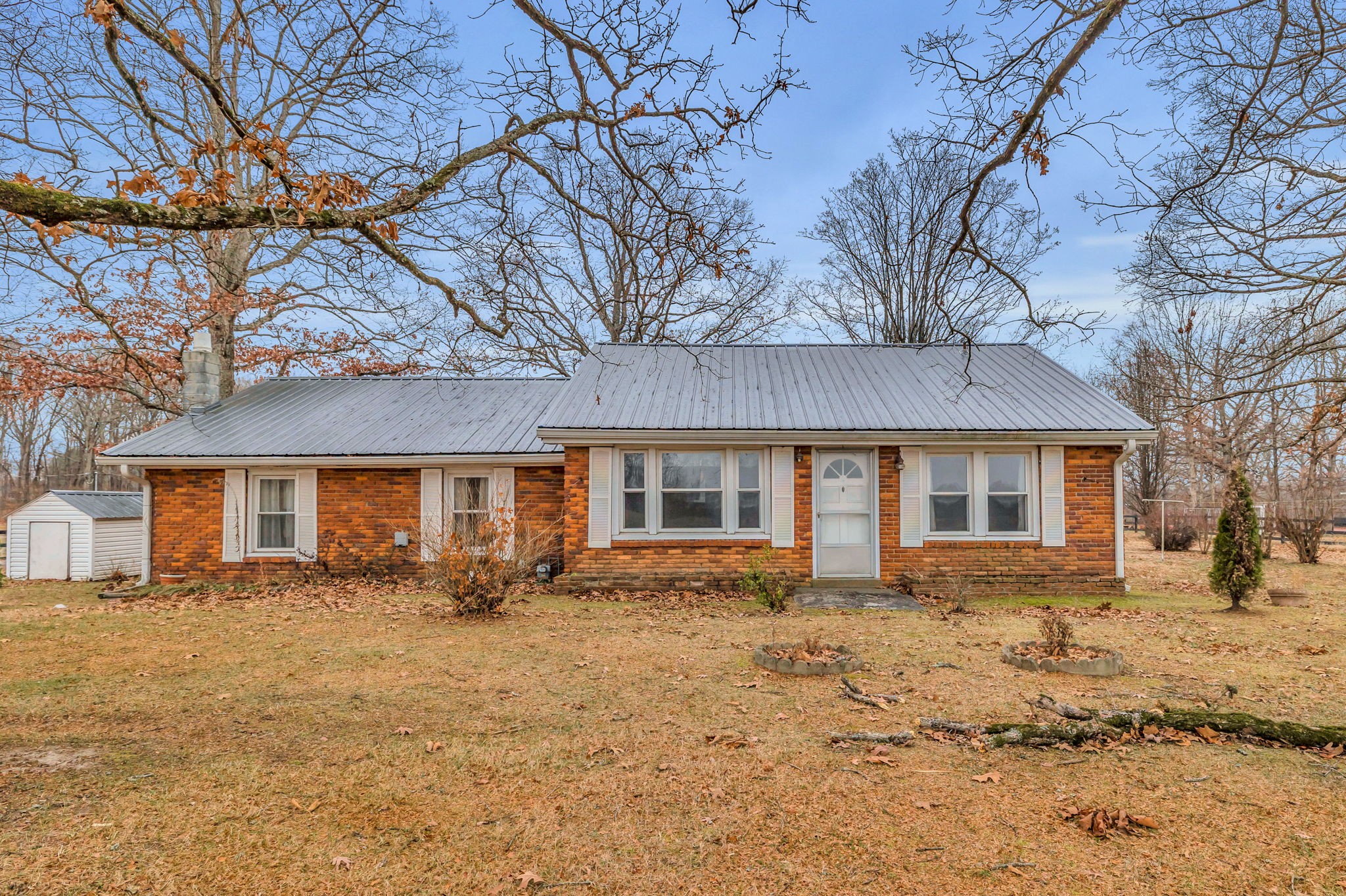 7203 Old Franklin Road Fairview, TN 37062 - Photo 3 of 43 front view of a house with a yard
