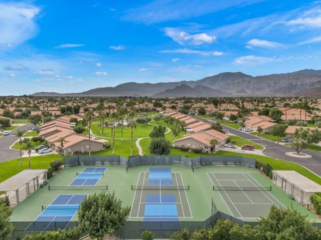 a view of city and mountain