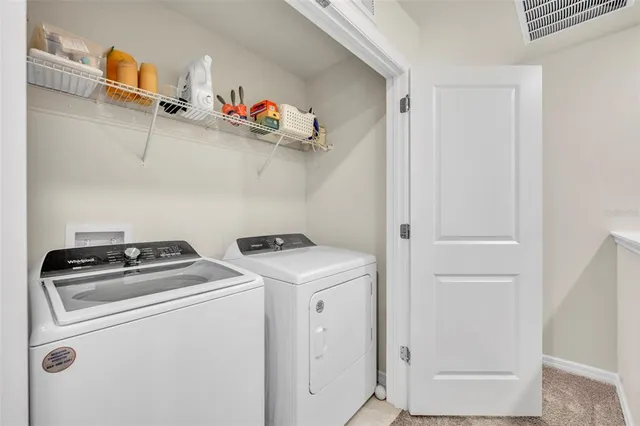 a view of yard with seating space