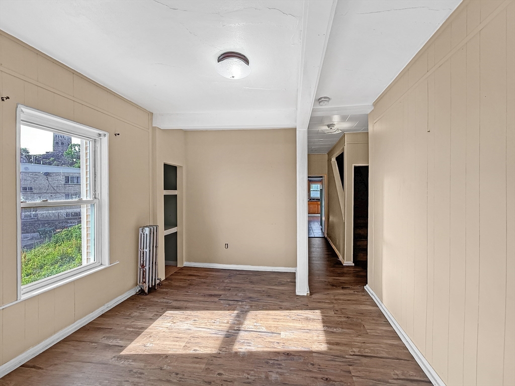 19 High Street Lynn, MA 01902 - Photo 17 of 42 a view of entryway with wooden floor and livingroom