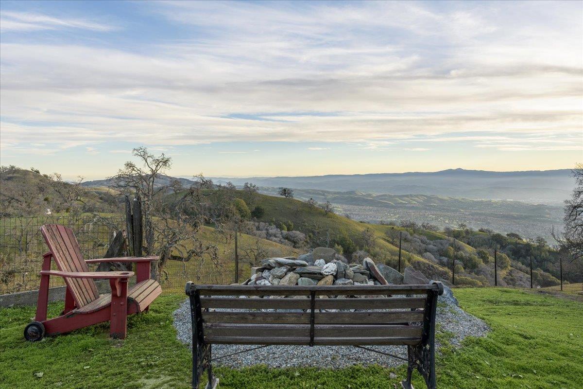 4510 Quimby Road San Jose, CA 95140 - Photo 9 of 22 a view of a garden with a bench in the back